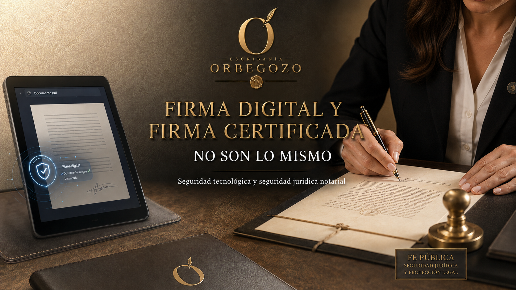 Mujer firmando un documento: diferencia entre firma digital y firma certificada